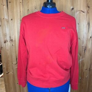 Levi's Women's Red Crewneck Sweater